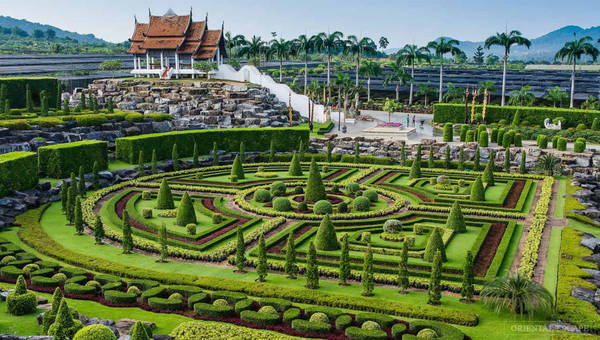 du lịch bangkok, khách sạn bangkok, tour du lịch bangkok, vẻ đẹp vườn thực vật nong nooch ở thái lan