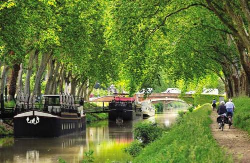 du lịch pháp, kênh canal du midi, khám phá pháp, tour châu âu, một ngày bên dòng kênh canal du midi