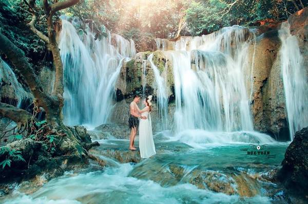 thác voi, thác voi – địa điểm chụp ảnh cưới đẹp như cổ tích