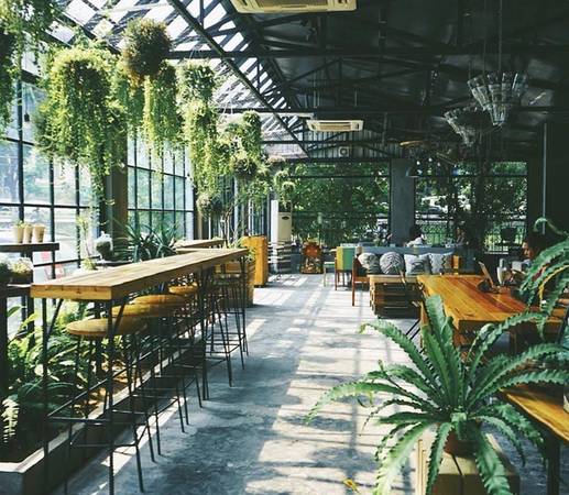 cà phê hà nội, gardenista, green coffee, hà nội, 5 quán cà phê không gian xanh ở hà nội