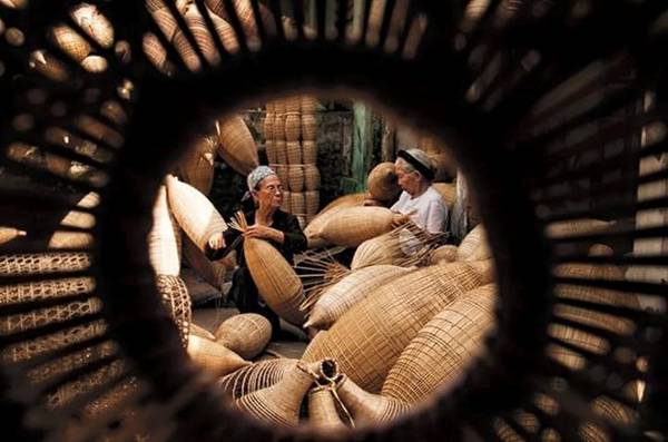 du lich hung yen, làng nghề đan đó, việt nam, làng nghề đan đó hơn 200 năm tuổi