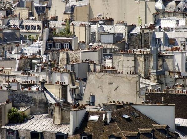 du lịch paris, du lịch pháp, thành phố paris, khám phá những ống khói trên nóc nhà paris