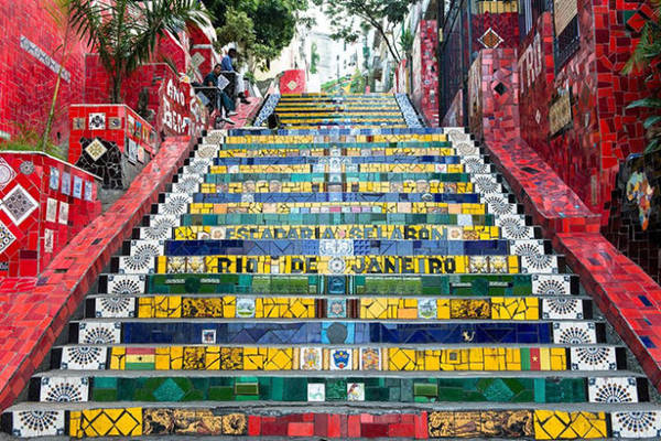 ​Những bậc thang Selaron nghệ thuật ở Rio de Janeiro