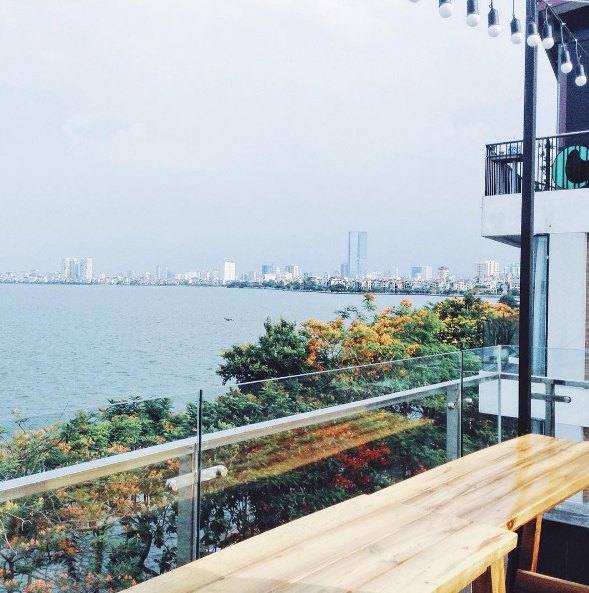 hà nội, zun kun's coffee, du lịch hà nội ghé quán cà phê view siêu đẹp ở hồ tây