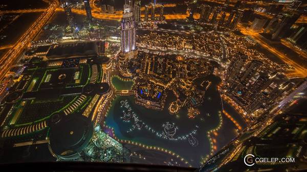 Ngắm sự chuyển động của thành phố Dubai trong thời khắc chuyển ngày