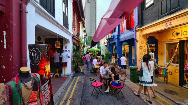 du lịch singapore, khách sạn singapore, phố haji lane, phố thời trang, tour singapore, điểm đến singapore, haji lane khu phố ‘chất lừ’ của singapore khiến giới trẻ mê tít