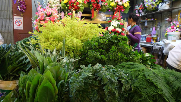 chợ hoa bangkok, chợ hoa pak klong talad, du lịch bangkok, khách sạn bangkok, ghé thăm pak klong talad – chợ hoa lớn nhất bangkok