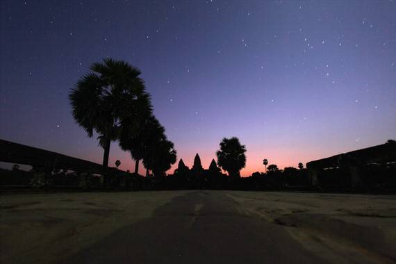 Du lịch Campuchia ngắm bầu trời sao tuyệt diệu ở Angkor Wat