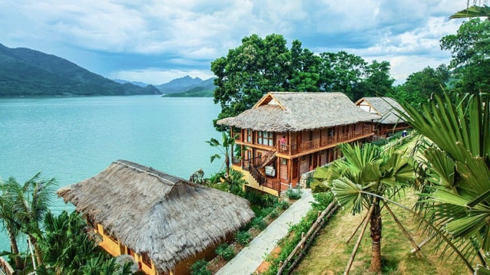 Review Mai Châu Hideaway Resort Giữa Lòng Hồ Thủy Điện, resort Hòa Bình, resort gần Hà Nội