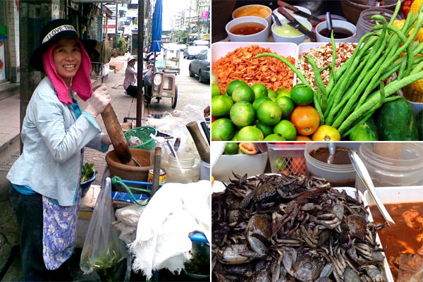 du lịch bangkok, khách sạn bangkok, món ngon đường phố, tour du lịch bangkok, som tam – món ngon đường phố thái lan chua chua cay cay