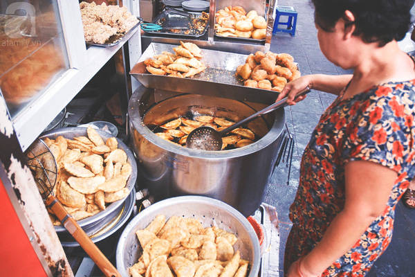 hà nội, tham quan hà nội, 5 hàng bánh rán mặn giá tiền lẻ nhưng ngon “không chê vào đâu được” của hà nội