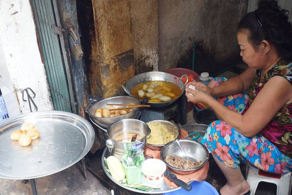 hà nội, tham quan hà nội, 5 hàng bánh rán mặn giá tiền lẻ nhưng ngon “không chê vào đâu được” của hà nội