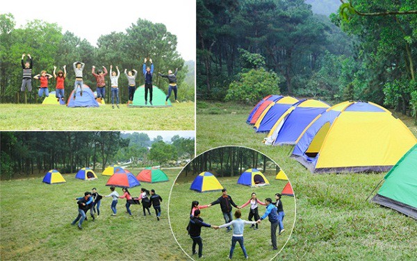 Gần Hà Nội có địa điểm cắm trại nào đẹp?