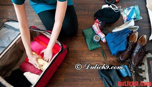 Cách sắp xếp và lựa chọn hành lý khi đi du lịch