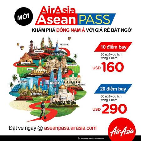 Những điều cần biết về thẻ Asean Pass và Asean Pass + của AirAsia