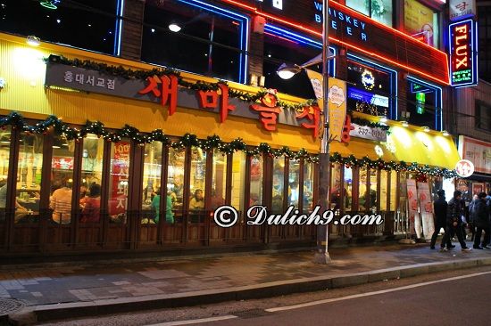 Mách bạn những quán ăn ngon rẻ và đông khách tại Seoul
