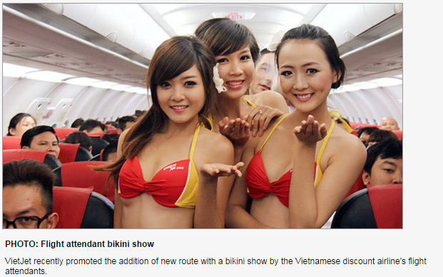 ivivu.com, vietjet air, ‘cơ hội gặp tiếp viên bikini’ khi bay với vietjet air?