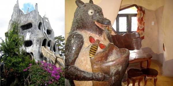 ‘Ngôi nhà điên’ ở Đà Lạt lọt top 3 những phòng khách sạn kỳ lạ nhất thế giới