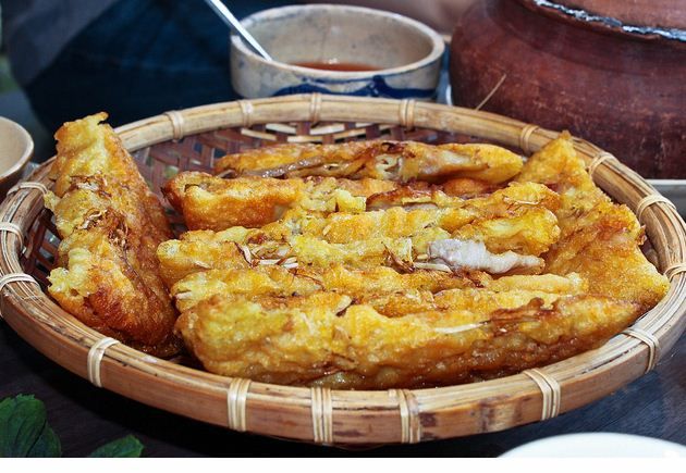 Bánh xèo mực – đặc sản Nha Trang