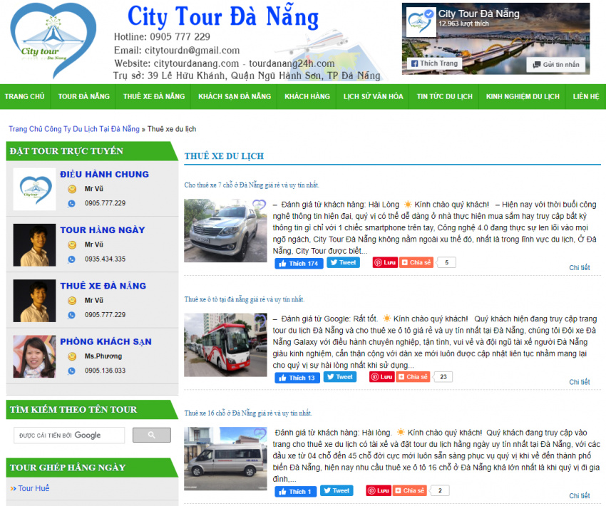 Gợi ý những địa chỉ cho thuê ô tô uy tín tại Đà Nẵng bạn có thể tham khảo