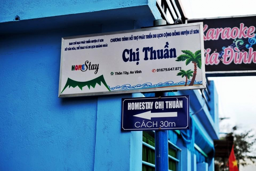 ‘du lịch xanh’ với 5 homestay dung dị trên đảo lý sơn