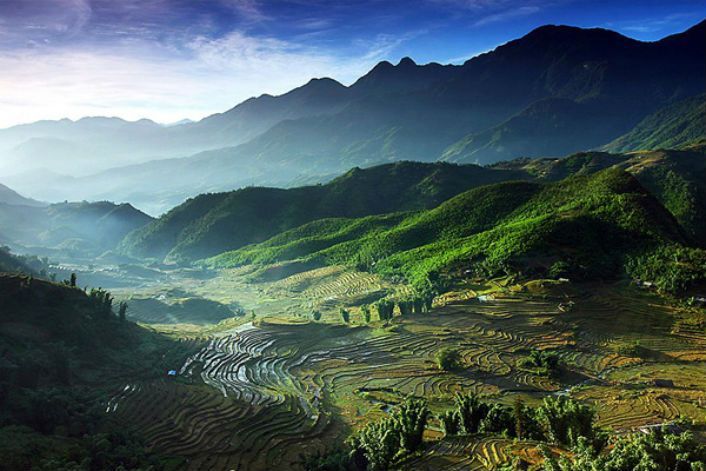 cảnh đẹp sapa, du lịch sapa, ruộng bậc thang, thưởng ngoạn cảnh sắc tuyệt đẹp của sapa