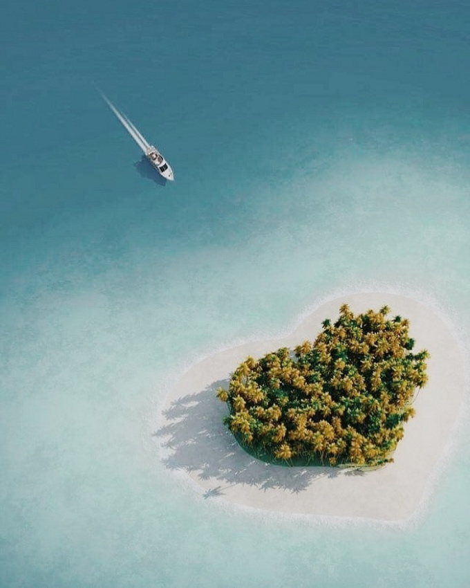 hòn đảo có hình dáng độc lạ trên thế giới, những hòn đảo có hình dáng độc lạ trên thế giới cực ‘cute’, ai cũng ao ước một lần check in 