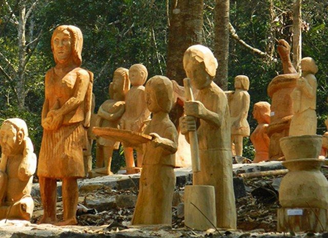 du lịch gia lai, du lịch tây nguyên, khám phá tây nguyên, tây nguyên - nghệ thuật tượng gỗ độc đáo