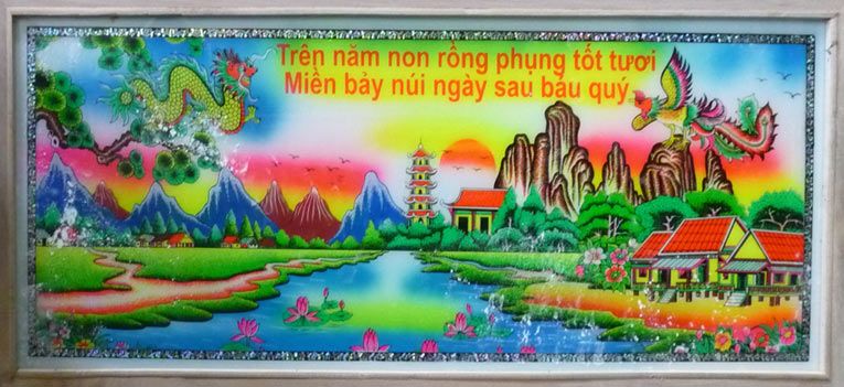 Làng nghề Việt - Tranh kiếng Nam Bộ