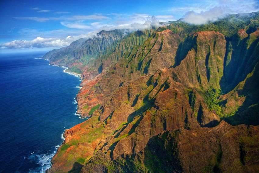 du lịch biển, hawaii, thác nuớc, hawaii