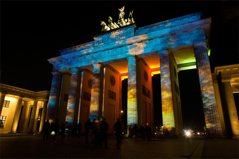 huyền ảo lễ hội ánh sáng ở berlin