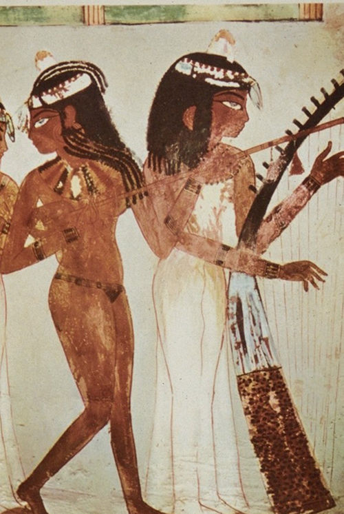 nền văn minh sông nile trên những bích họa cổ