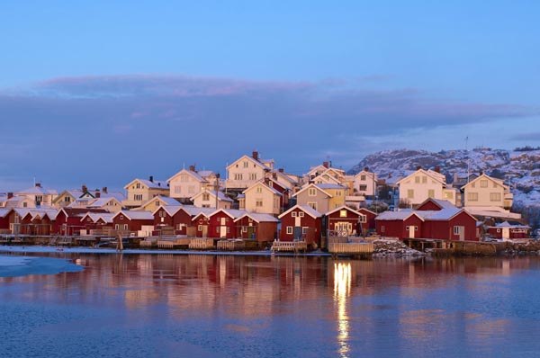 Lung linh sắc màu Giáng Sinh ở Thụy Điển