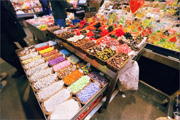 chết mê khu chợ kẹo ngọt bokeria, tây ban nha
