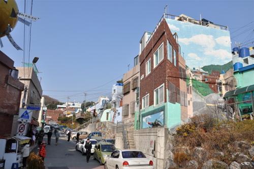 Độc đáo ngôi làng nghệ thuật ở Hàn Quốc