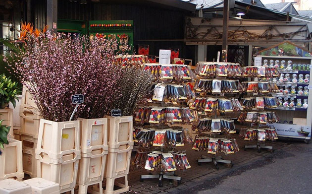 ngát hương thơm chợ hoa nổi ở amsterdam