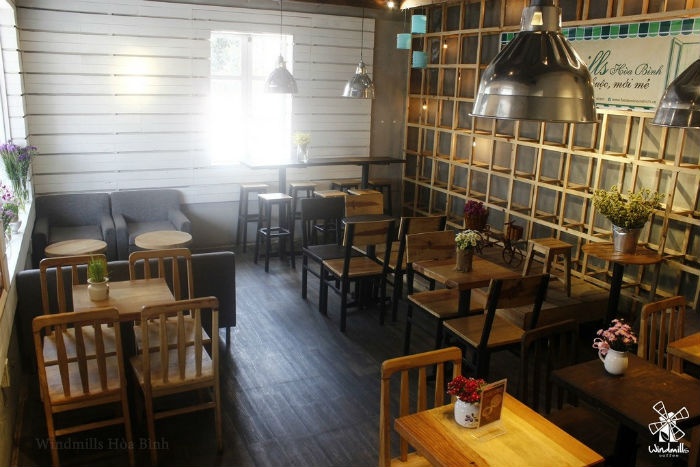 du lịch đà lạt, khám phá đà lạt, kinh nghiệm du lịch đà lạt, windmills coffee đà lạt, windmills coffe - quán cafe cối xay gió dễ thương từ thành phố đà lạt