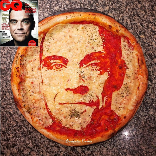 độc đáo pizza họa chân dung người nổi tiếng