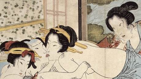Ngắm tranh cổ Nhật Bản với vẻ đẹp phồn thực