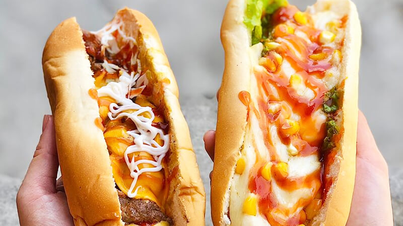 kinh nghiệm hay tại bachhoaxanh, 8 tiệm hotdog phô mai ngon khó cưỡng, ăn là ghiền ở sài gòn