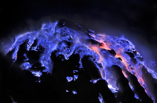 huyền ảo núi lửa kawah ljen, indonesia