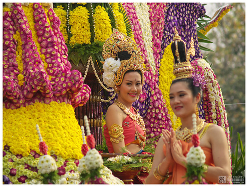 Rực rỡ lễ hội hoa ở Chiang Mai