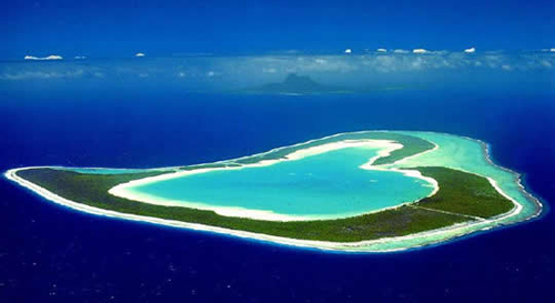 vòng quanh thế giới ngắm những hòn đảo hình trái tim tuyệt đẹp