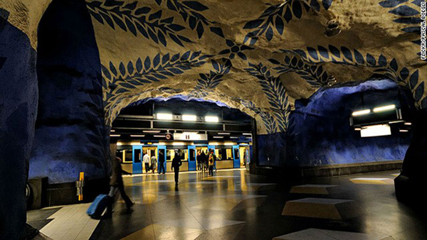 12 ga tàu điện ngầm ấn tượng nhất châu âu