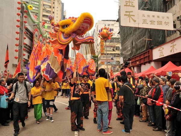 Tưng bừng lễ hội đường phố ở Hong Kong