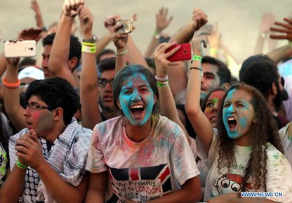 Ấn tượng Lễ hội sắc màu đầu tiên tại Jordan