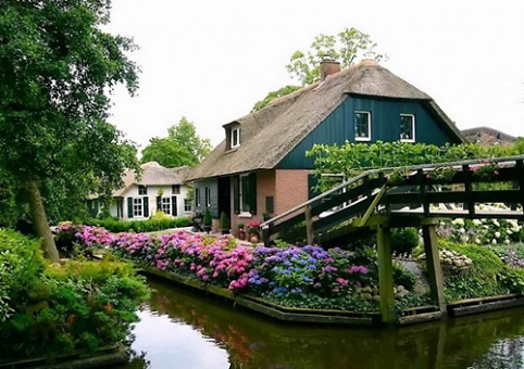 Ngôi làng tuyệt đẹp nhưng không có đường đi nổi tiếng ở Hà Lan