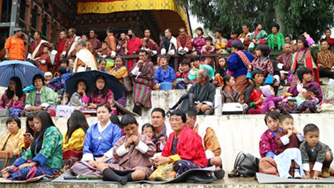 lễ hội mùa thu đầy sắc màu ở bhutan