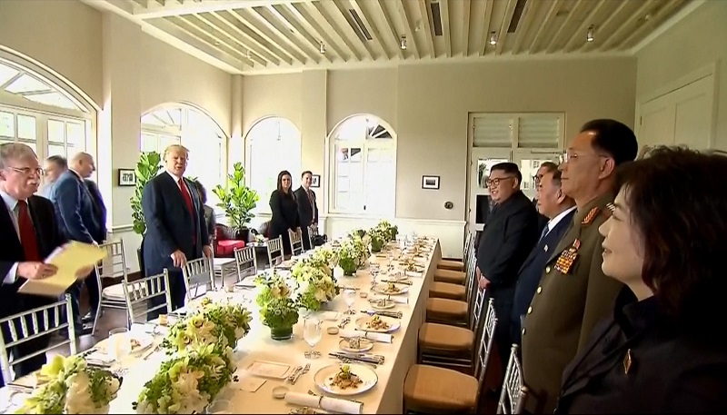 Thực đơn Donald Trump dùng bữa với các nhân vật quyền lực