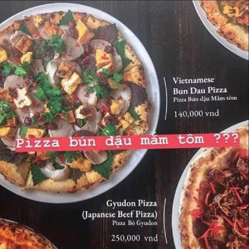 Món mới tại Việt Nam: Pizza bún đậu mắm tôm – bạn đã thử chưa?